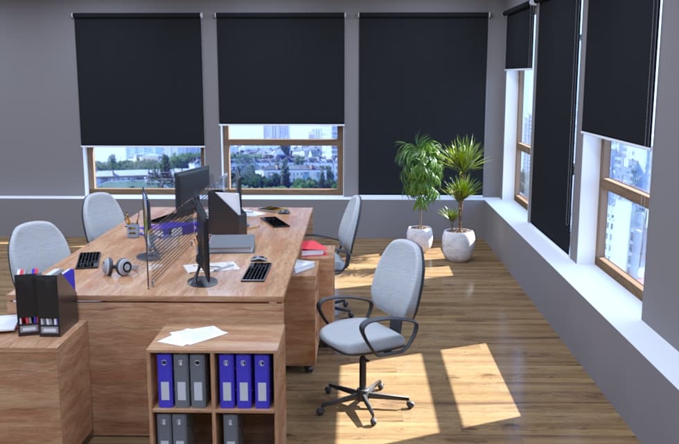 Ролл шторы блэкаут астана