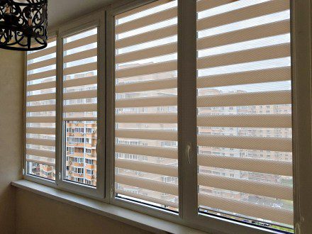 Ролл шторы день ночь на балкон